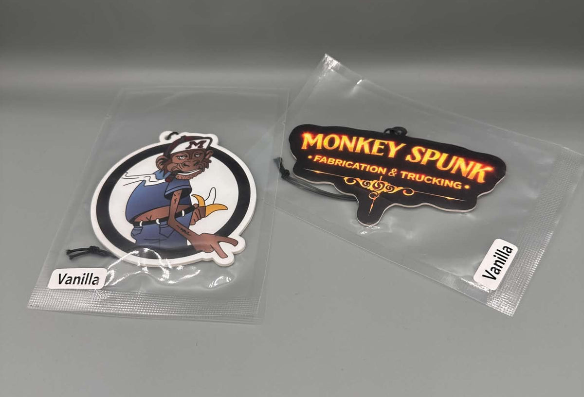 Vanilla Monkey Spunk Air Freshener Set.