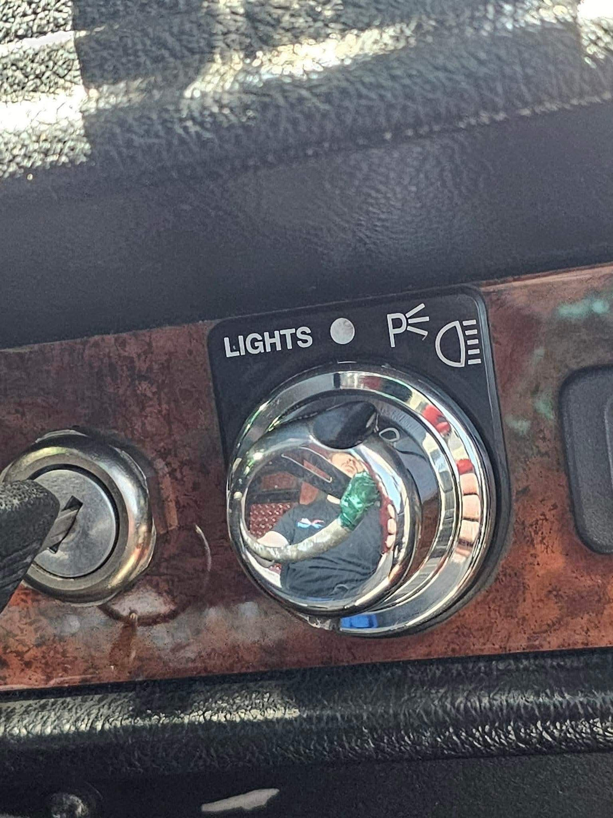 Monkey Spunk Polished 6061 Billet Headlight Switch.