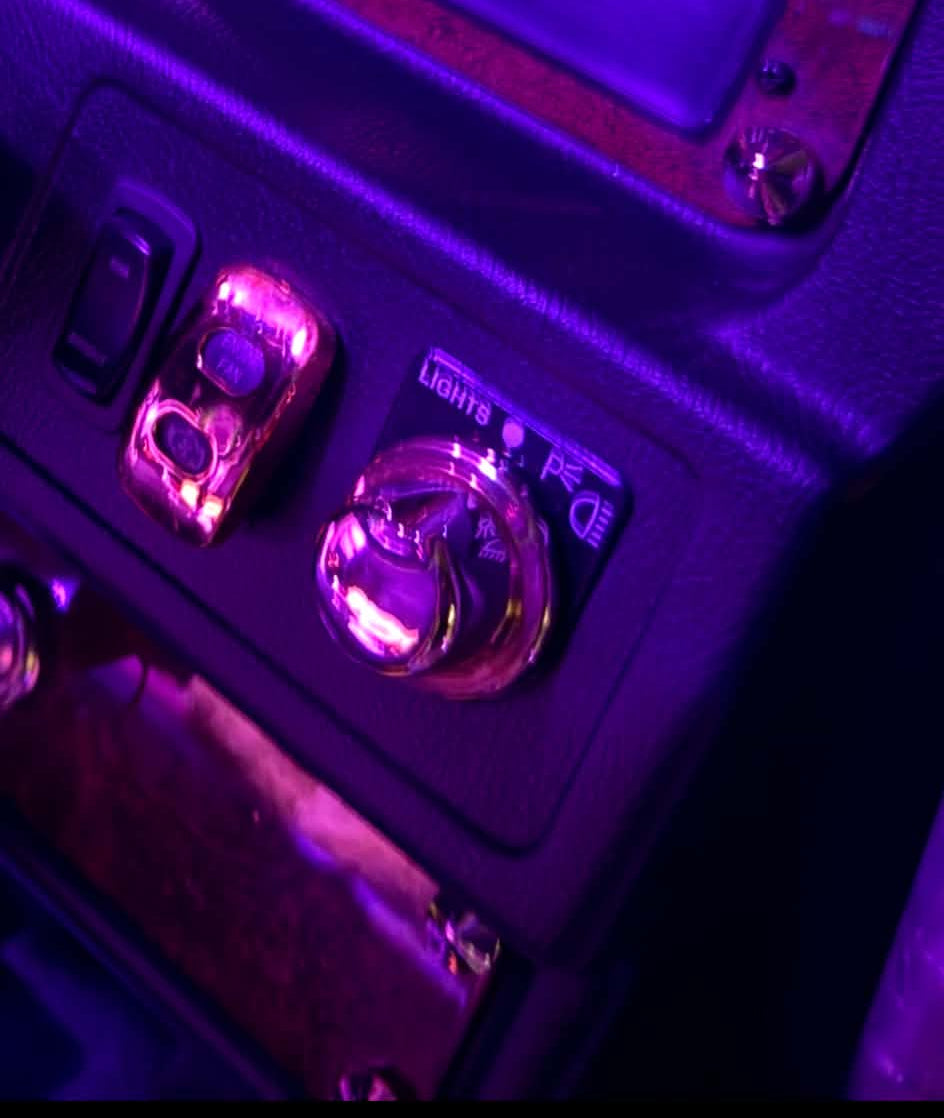 Monkey Spunk Brass Headlight Switch.