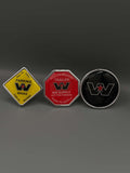 Western Star Truck / Trailer Brake Knob Set x3.